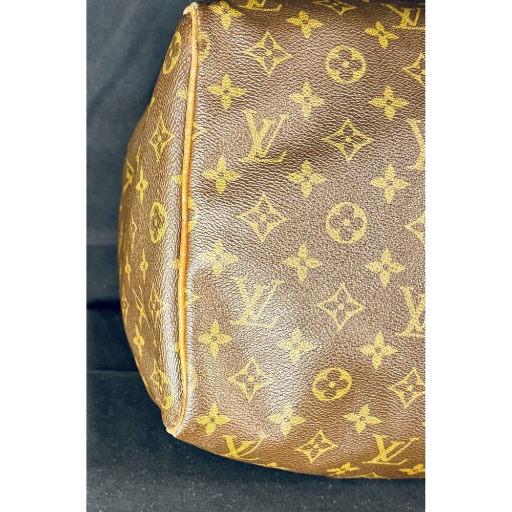 Louis Vuitton Keepall Bag Monogram Canvas 45 W/ Lock & Key - Picture 7 of 11